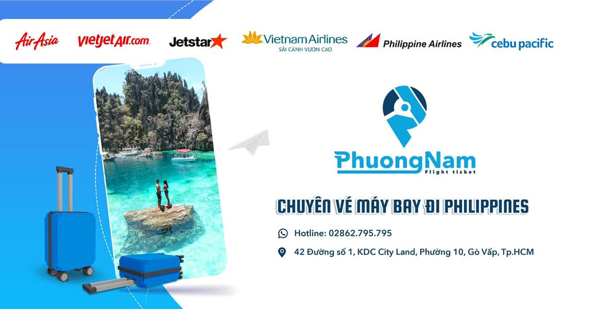 Săn vé máy bay giá rẻ đi Philippines bằng cách đặt qua đại lý vé máy bay