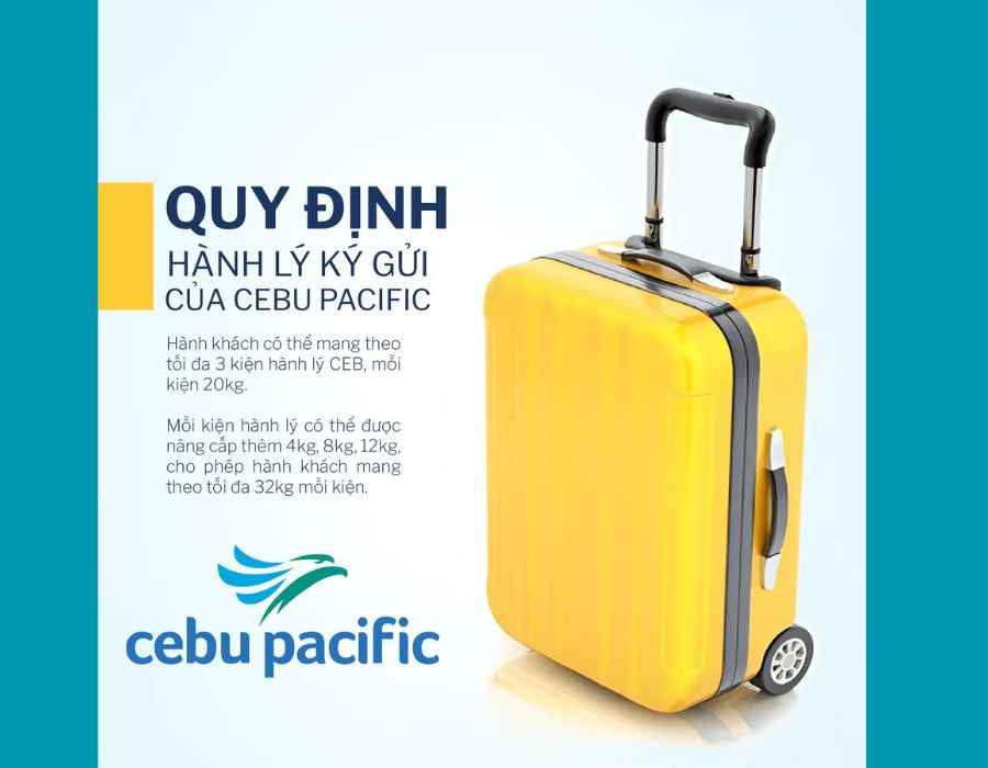 Quy định hành lý ký gửi của Cebu Pacific