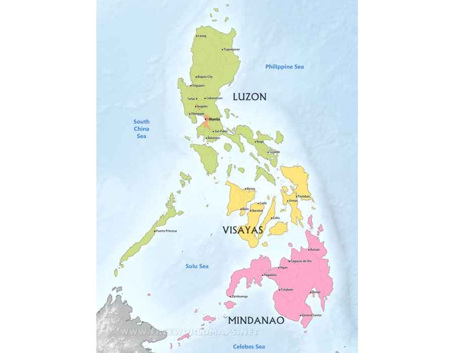 Vị trí địa lý của Philippines là gì?