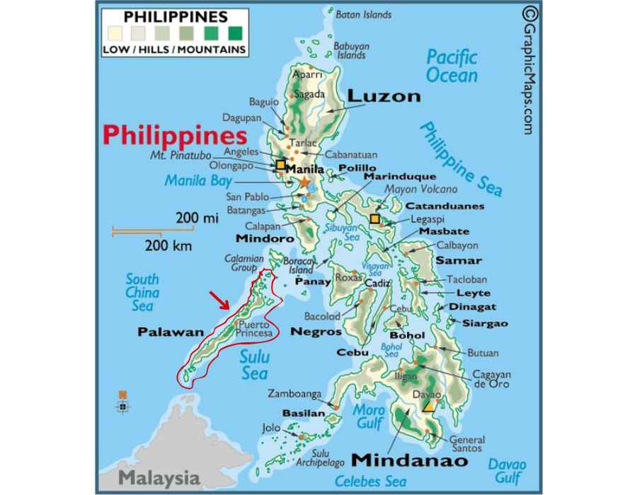 Các thành phố lớn và điểm đến trên bản đồ Philippines